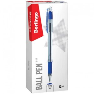 Ручка шариковая BERLINGO "I-15" 0,7 мм, синяя