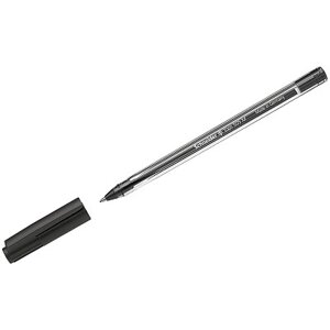 Ручка шариковая "Schneider Tops 505F", 1мм, чёрная, прозрачный корпус