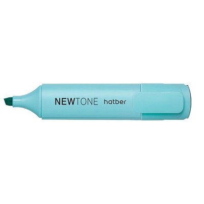 Текстовыделитель "Hatber NewTone Pastel", 1-5мм, скошенный наконечник, водная основа, бирюзовый от компании ИП Globus trade - фото 1