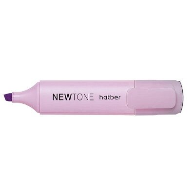 Текстовыделитель "Hatber NewTone Pastel", 1-5мм, скошенный наконечник, водная основа, сиреневый от компании ИП Globus trade - фото 1