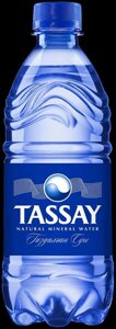 Вода газированная питьевая "Tassay", 0.5 л
