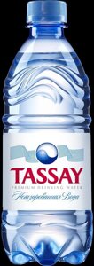 Вода негазированная питьевая "Tassay", 0.5 л