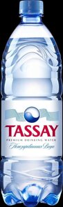 Вода негазированная питьевая "Tassay", 1 л