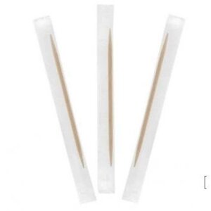 Зубочистки бамбуковые в индивидуальной упаковке, 1000 шт, КонтинентПакупак