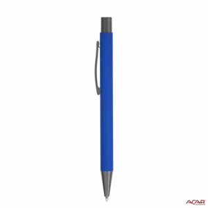 Ручка металлическая SOFT TOUCH, цвет синий