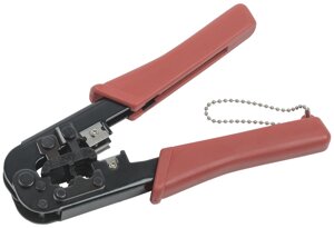 ITK Инструмент обжимной для RJ-45/RJ-12/RJ-11 без храпового механизма с прорезиненными ручками
