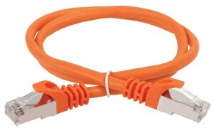 ITK Коммутационный шнур (патч-корд) кат. 5E FTP 0,5м оранжевый