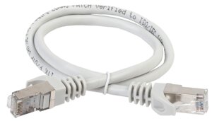 ITK Коммутационный шнур (патч-корд), кат. 5Е FTP, 0,5м, серый