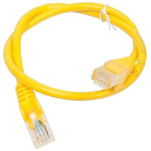 ITK Коммутационный шнур (патч-корд), кат. 5Е FTP, 0,5м, желтый