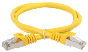 ITK Коммутационный шнур (патч-корд) кат. 5E FTP 2м желтый