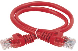 ITK Коммутационный шнур (патч-корд), кат. 5Е UTP, 1,5м, красный