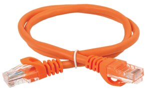 ITK Коммутационный шнур (патч-корд) кат. 5E UTP 5м оранжевый