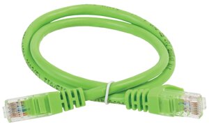 ITK Коммутационный шнур (патч-корд) кат. 6 UTP LSZH 2м зеленый