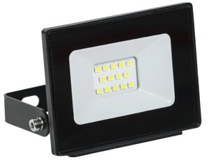 Прожектор СДО 06-10 светодиодный черный IP65 6500 K IEK