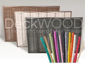 Плетеное ограждение DeckWOOD от 500 мм до 2900 мм цветное