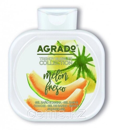 AGRADO гель для ванн и душа Свежая дыня "Fresh Melon", освежающий 750мл