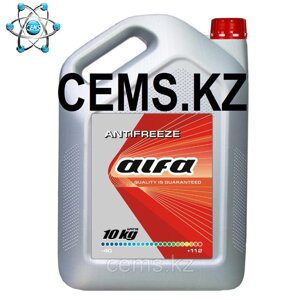 Антифриз ALFA красный 10 л