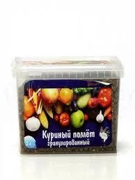 Куриный помет гранулированный для подкормки растений 2л