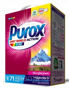 Стиральный порошок для цветных типов тканей Color 5 кг Purox