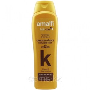 AMALFI шампунь Кератиновый "Keratin damaged hair argan", для поврежденных волос 750мл