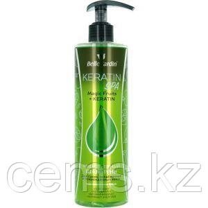 B. J. Keratin Spa MAGIC FRUITS + KERATIN Мицеллярный шампунь для сухих и повреждённых волос, 400 мл