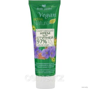 B. J. Active Nature Vegan Крем для ступней Смягчающий семена льна + д-пантенол 85 мл