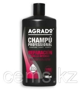 AGRADO шампунь Проф. Восстанавливающий "Repairing Intense Shine"интенсивный блеск 900мл