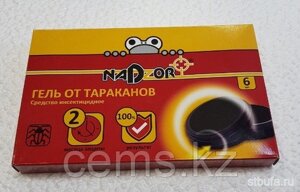Гель от тараканов в ловушке, 6шт. Nadzor
