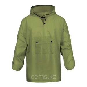 Дождевик «HOODY» зеленый EVA с резинками на рукавах (с чехлом для хранения) 100мк Komfi