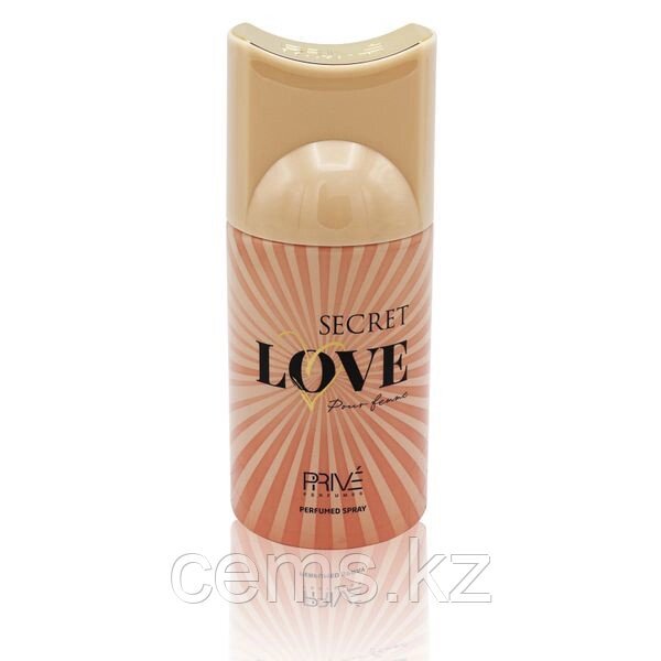 Prive Дезодорант-спрей SECRET LOVE POUR FEMME жен. 250мл от компании ТОО "Компания CEMS" - фото 1