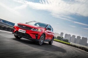 Дефлектор капота geely coolray 5d 2020