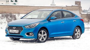 Дефлектор капота hyundai solaris II 2017