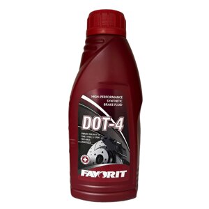 Тормозная жидкость FAVORIT DOT-4 450 грамм