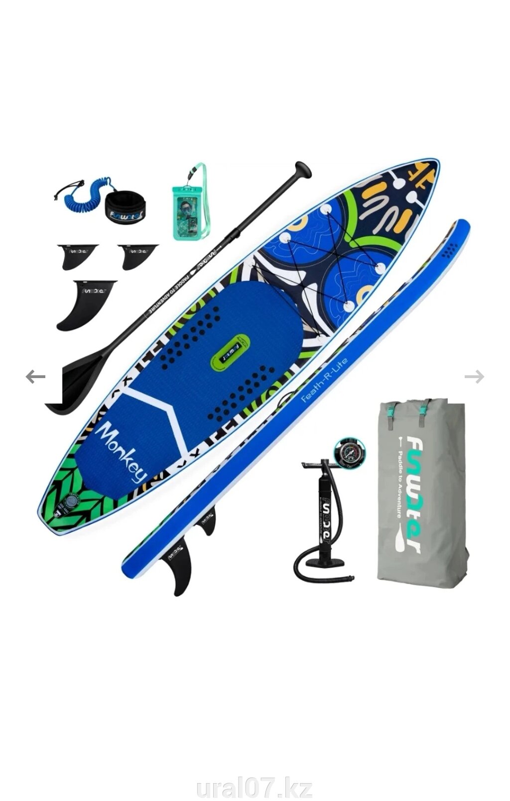 Надувная доска SUP board FunWater 02A Monkey (Сапборд). от компании Лодки ПВХ Уральск - фото 1