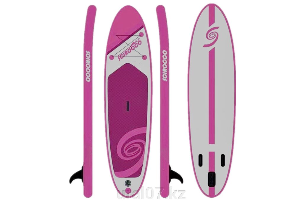 Надувная SUP-доска  SCIROCCO PINK SC320 розовая SUP BOARD от компании Лодки ПВХ Уральск - фото 1