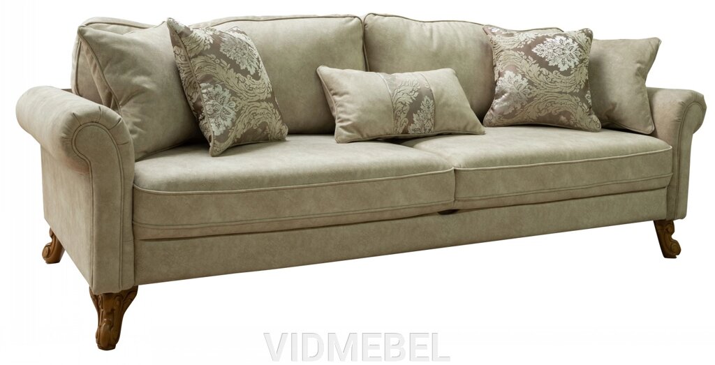 3-х местный диван «Николь» (3м) тк. 556(1)+556(1)+30015(1), 21гр. Пинскдрев от компании VIDMEBEL - фото 1