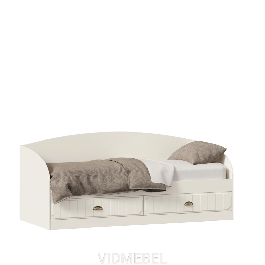 Диван-кровать с выдвижными ящиками Вилладжио (Алебастр) Любимый дом от компании VIDMEBEL - фото 1