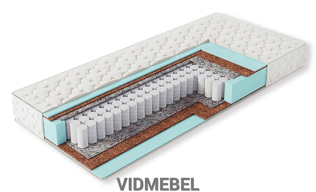 Матрас " Эко 14" 200*200см. Россия. от компании VIDMEBEL - фото 1