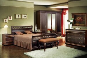 Набор мебели для спальни «оскар» мм-216 орех молодечномебель №3
