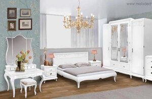 Набор мебели для спальни «Соната» ММ-283 Белая эмаль + ТП Молодечномебель №2