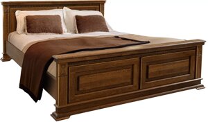 Кровать двойная «Верди Люкс» 1,8*2,0 П434.14м черешня в Астане от компании VIDMEBEL