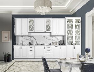 Кухонный гарнитур «Виктория» 3,90 белая СКФМ в Астане от компании VIDMEBEL