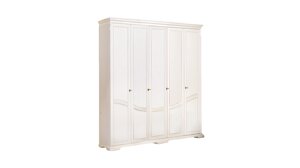Шкаф для одежды Лика ММ-137-01/05Б белая эмаль Молодечномебель