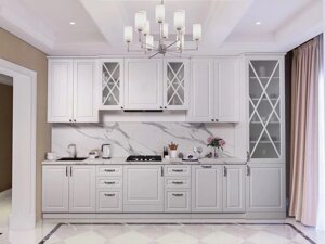 Кухонный гарнитур «Виктория» 3,60 белая СКФМ в Астане от компании VIDMEBEL