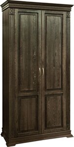 Шкаф для одежды 2д «Верди Классик» П3.0487.1.26, массив дуба, Табак Пинскдрев