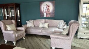 Набор мебели «Николь» 3М+12+12 тк. 655(1), гр 19 Пинскдрев в Астане от компании VIDMEBEL