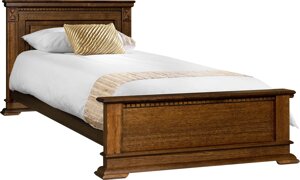 Кровать одинарная 9/1 П434.05/1м «Верди Люкс» с низким изножьем черешня в Астане от компании VIDMEBEL