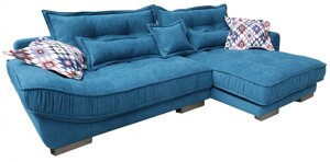 Угловой диван «Хиллари» (2ML. 6MR) раскладной тк. 698(1)+711(1) Пинскдрев