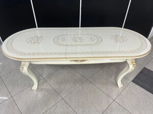 Стол Роза слоновая кость 2,40м (2,80м)