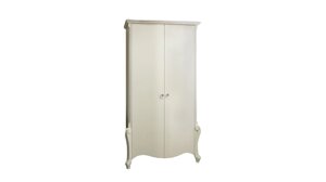 Шкаф для одежды луиза мм-227-01/02б белая эмаль с патиной молодечномебель